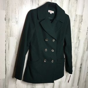 Merona Dark Green Pea Coat